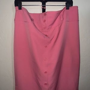 New York and Company Pink Pencil Skirt